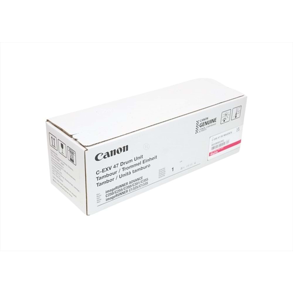 Canon C-EXV47 Magenta Drum Unit, IR ADVANCE C 250, C 255, C 350, C 351, C 355, 8522B002, Orjinal