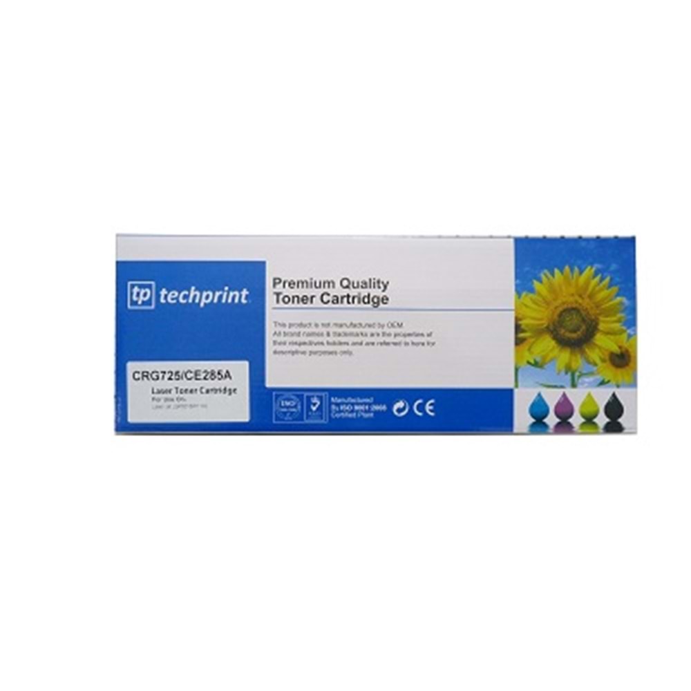 Canon 725 Universal Siyah Lazer Toner, Techprint