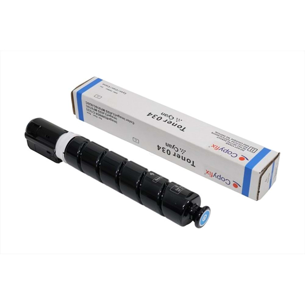 Canon C 1225 Mavi Copyfix Toner, Kartuş, 034C, 9453B001AA, YCF