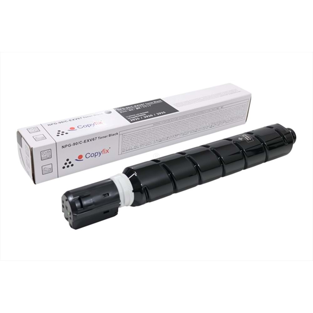 Canon C-EXV 67 Siyah Copyfix Toner , IR ADVANCE DX 2925i , 2930i , 2945i , YCF