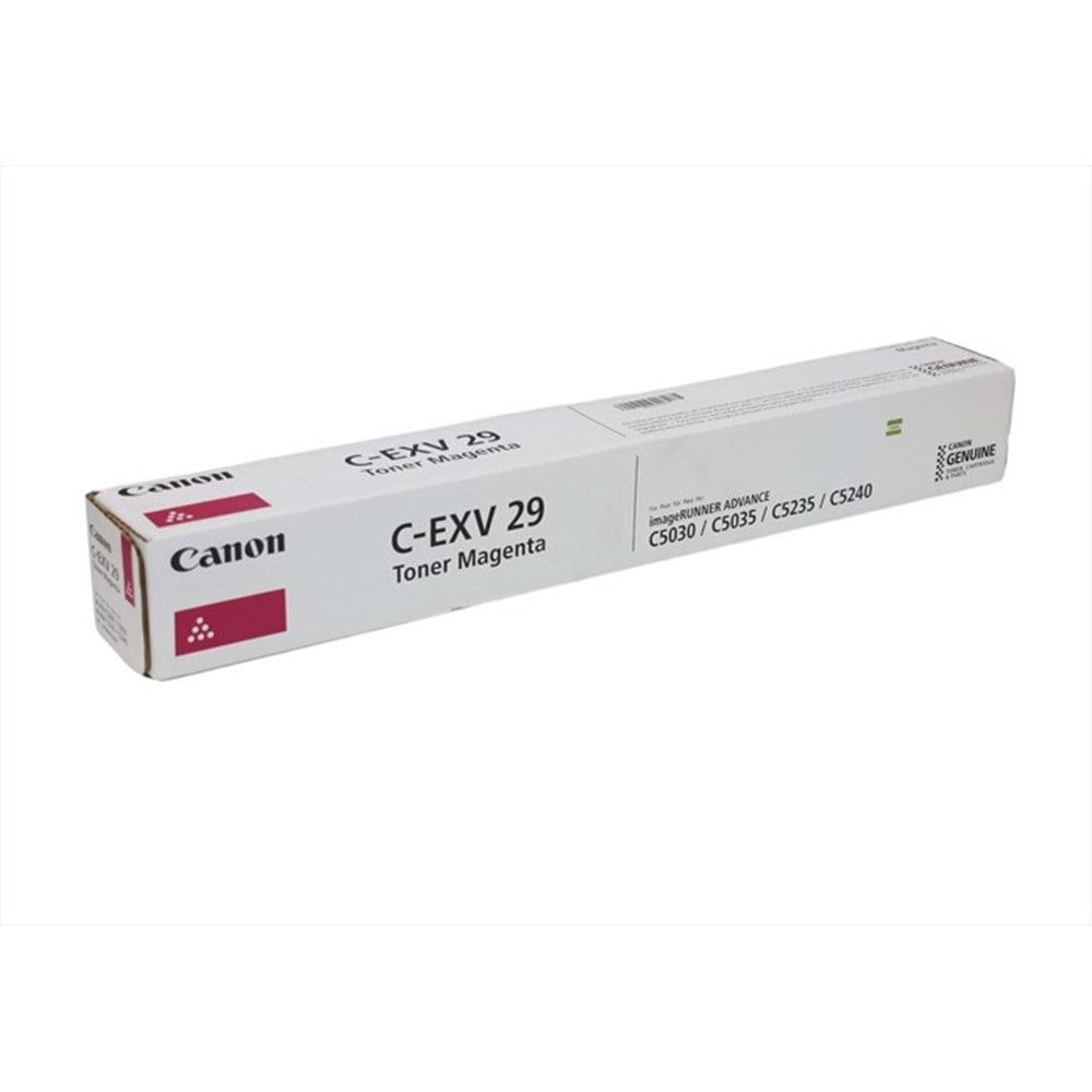 Canon C-EXV 29 Kırmızı Toner, IR ADVANCE C 5030, C 5035, C 5235, C 5240, 2798B002AB, Orjinal