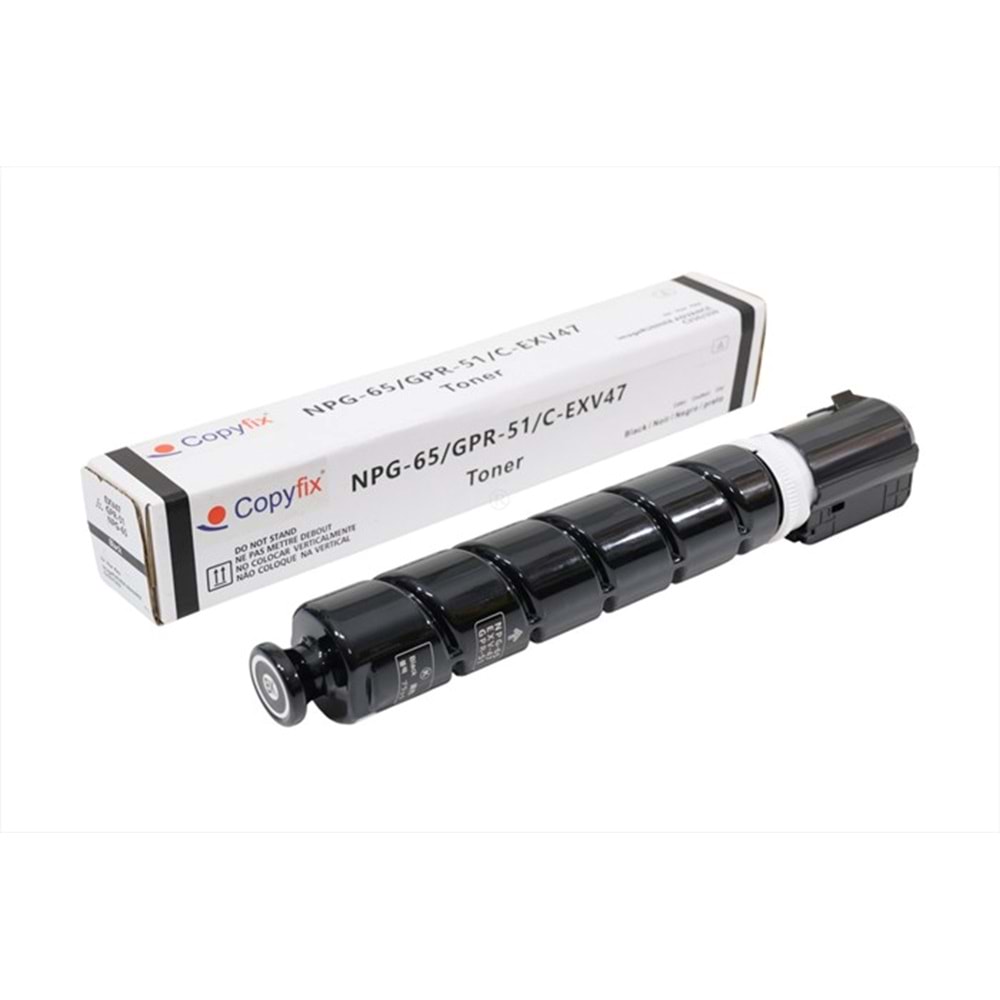 Canon C-EXV 47 Siyah Copyfix Toner, IR ADVANCE C 250, C 255, C 350, C 351, C 355, YCF