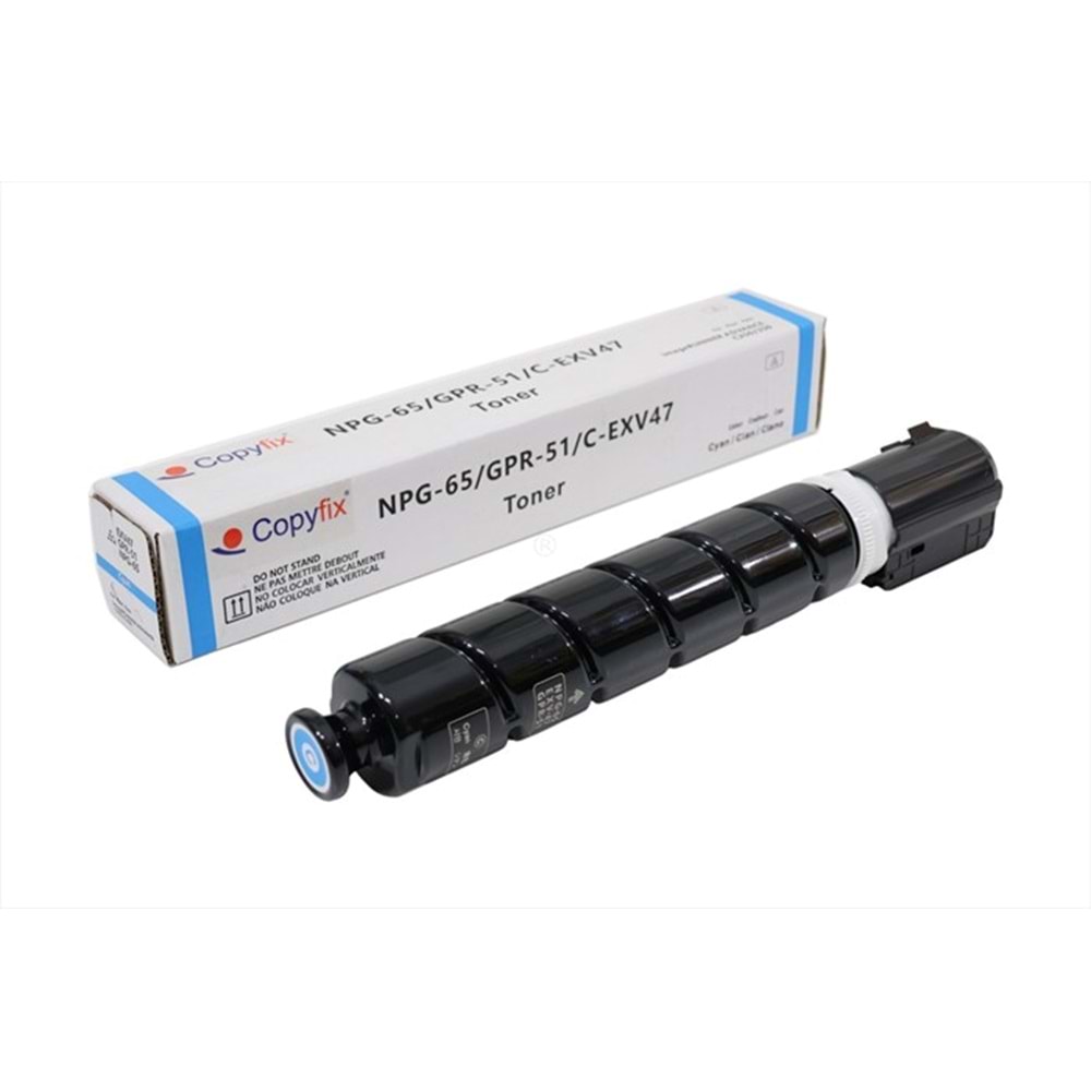 Canon C-EXV 47 Mavi Copyfix Toner, IR ADVANCE C 250, C 255, C 350, C 351, C 355, YCF