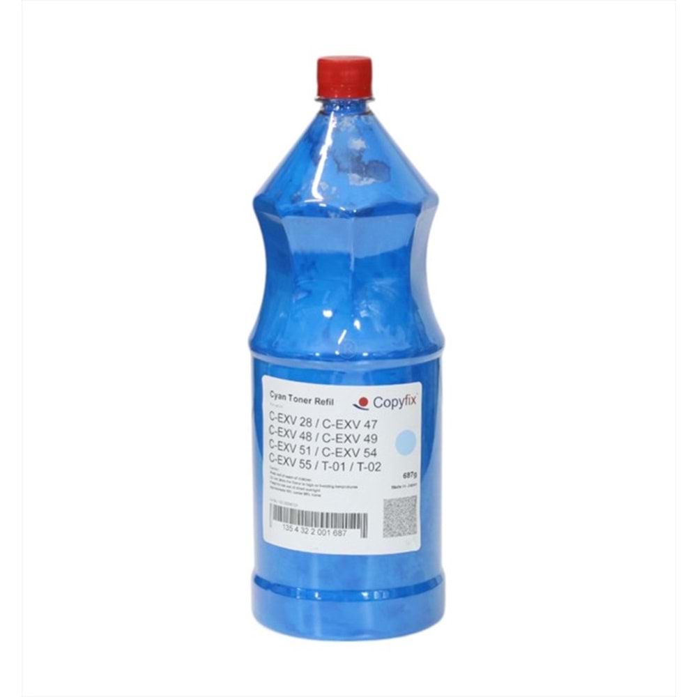 Canon Mavi Copyfix Dolum Toneri, C-EXV 28, C-EXV 47, C-EXV 49, C-EXV 51, C-EXV 54, 687G, ICF