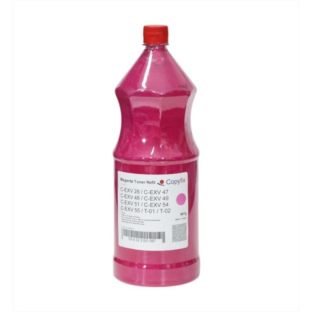 Canon Kırmızı Copyfix Dolum Toneri, C-EXV 28, C-EXV 47, C-EXV 49, C-EXV 51, C-EXV 54, 687G, ICF