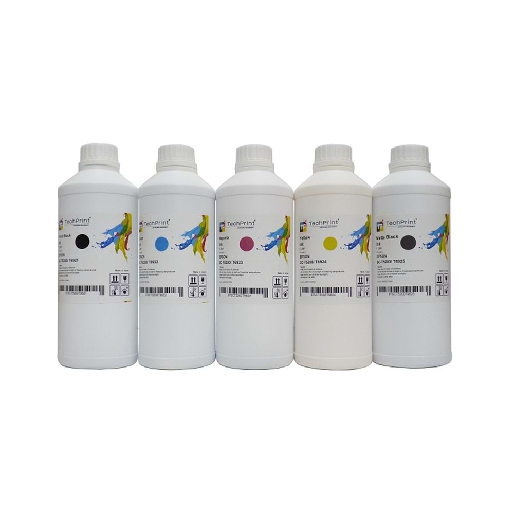 Epson SC-T5200 Cyan Dolum Mürekkebi, (Pigment)1 Litre, T6922, CF.