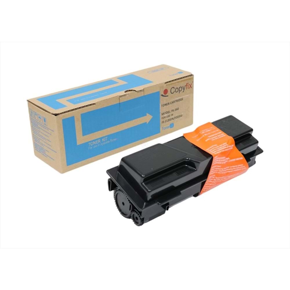 Kyocera Mita TK 160 Siyah Copyfix Toner, ECOSYS P 2035, FS 1120, TK 162, 164, Chipli(170g), YCF