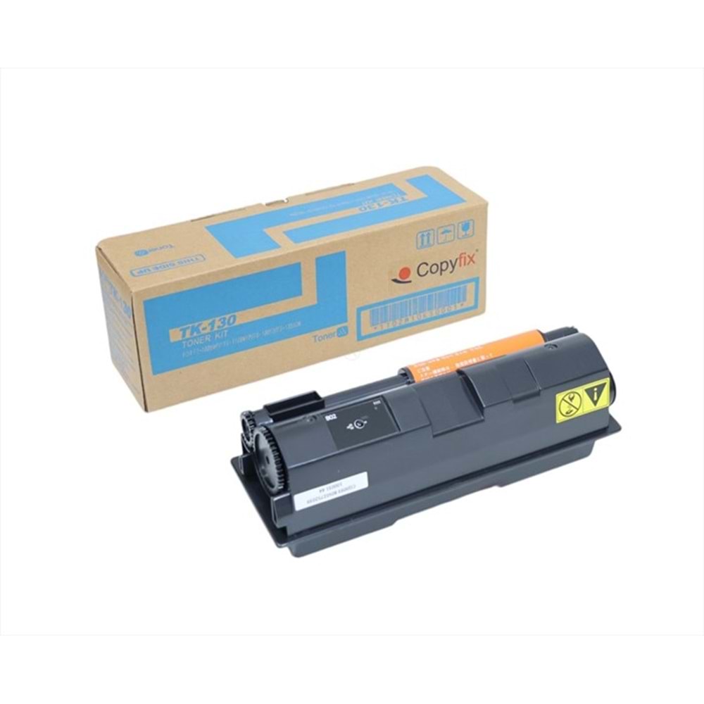 Kyocera Mita TK-130 Siyah Copyfix Toner, FS 1028 MFP, FS 1128 MFP, FS 1300, FS 1350, Chipli(270g), YCF