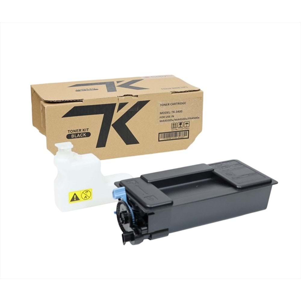 Kyocera Mita TK-3400 Siyah Copyfix Toner, ECOSYS MA 4500 X, ECOSYS PA 4500 X, YCF