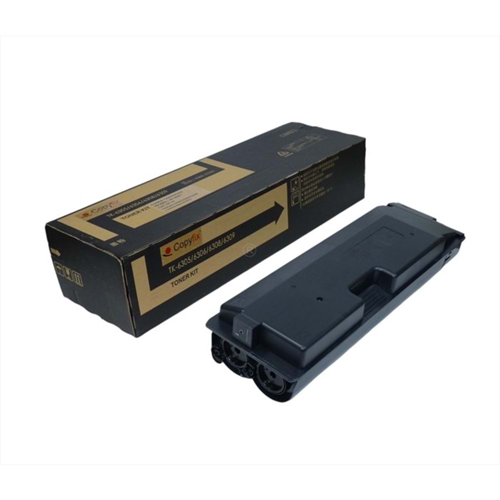 Kyocera Mita TK-6305 Siyah Copyfix Toner, TASKALFA 3500 I, 3501 I, 4500 I, 4501 I, 5500 I, 5501 I, Chipli(850g), YCF
