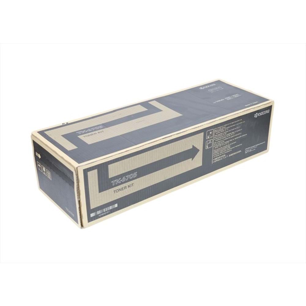 Kyocera Mita TK-6705 Siyah Toner, TASKALFA 6500 I, 6501 I, 8000 I, 8001 I, Orjinal
