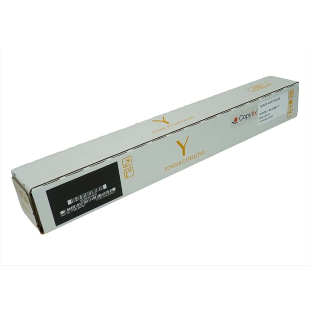 Kyocera Mita TK-8365 Sarı Copyfix Toner, TASKALFA 2554 CI, YCF