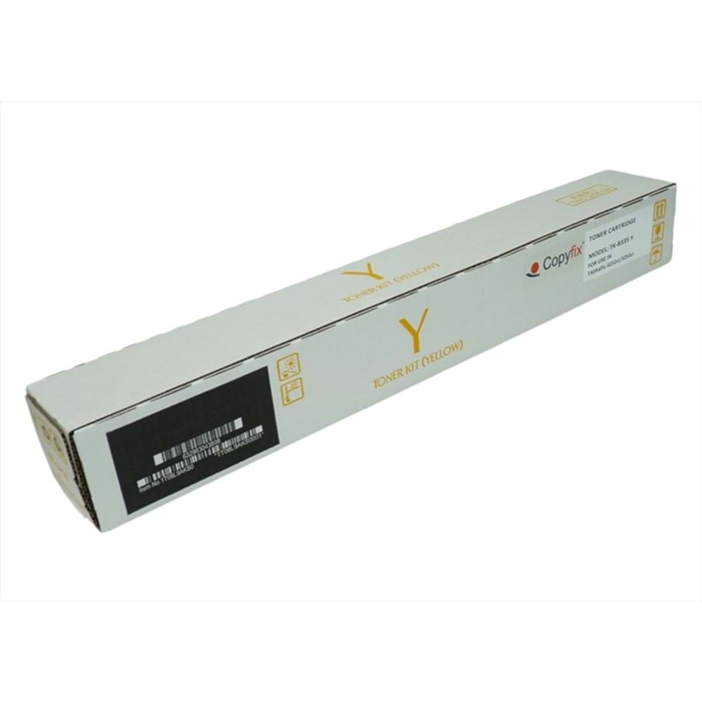 Kyocera Mita TK-8335Y Sarı Copyfix Toner, TASKALFA 3252 CI, TASKALFA 3253 CI, YCF