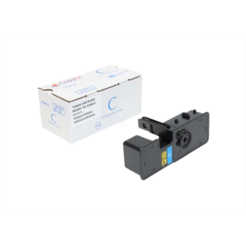 Kyocera Mita TK-5240 Mavi Copyfix Toner, ECOSYS M 5526, P 5026 CDN, P 5026 CDW, YCF