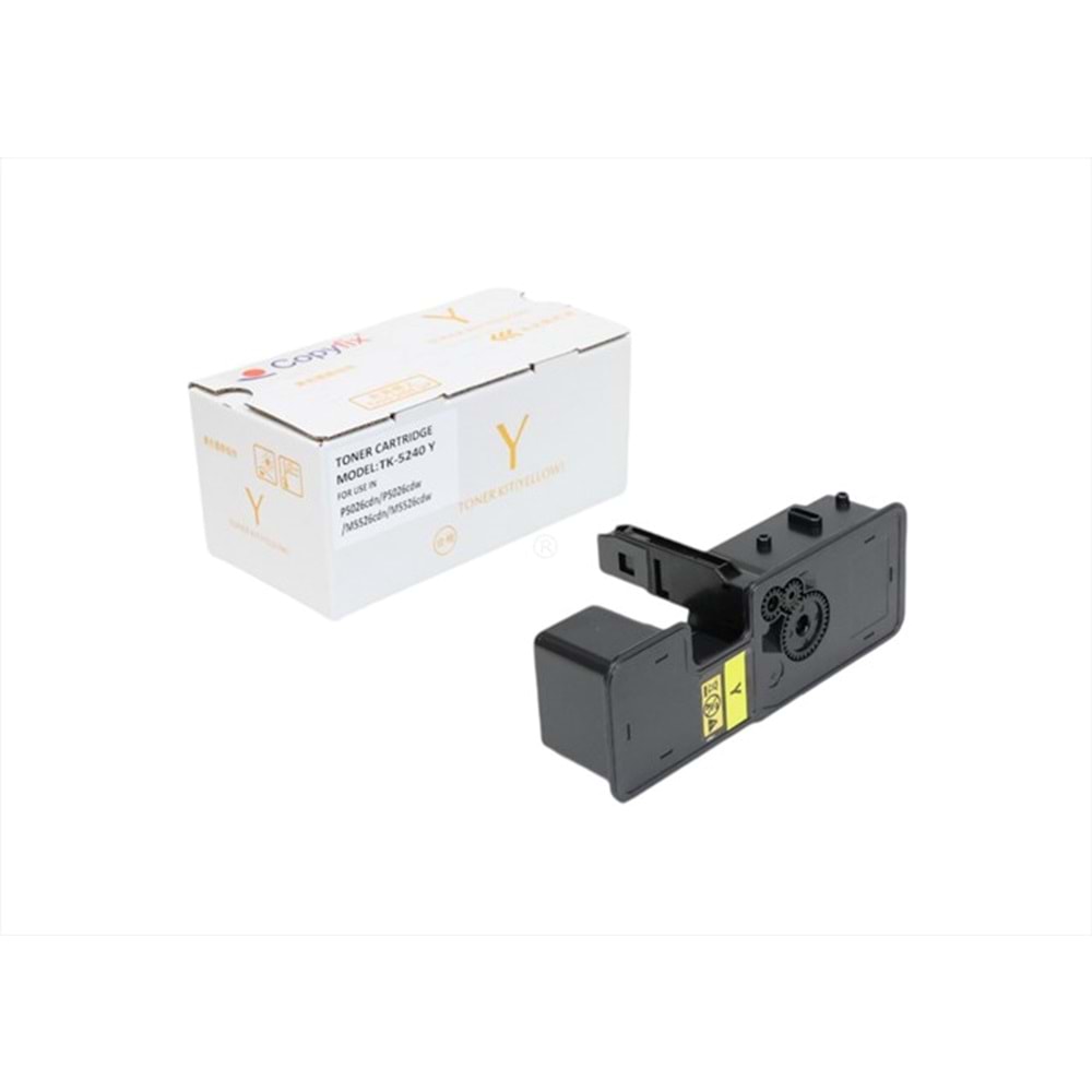 Kyocera Mita TK-5240 Sarı Copyfix Toner, ECOSYS M 5526, P 5026 CDN, P 5026 CDW, YCF