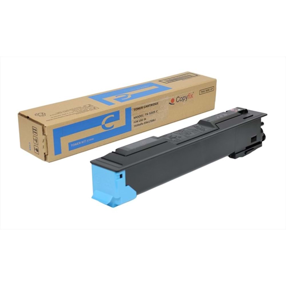 Kyocera Mita TK-5205 Mavi Copyfix Toner, TASKALFA 356 CI, TASKALFA 358 CI, YCF