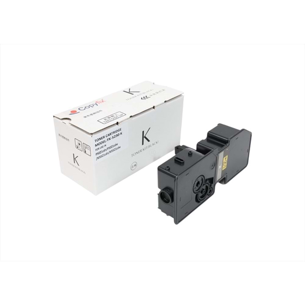 Kyocera Mita TK-5230 Siyah Copyfix Toner, ECOSYS P5021-M5521, (Chipli), YCF