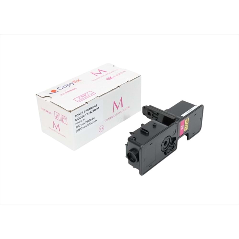 Kyocera Mita TK-5230 Kırmızı Copyfix Toner, ECOSYS P5021-M5521, (Chipli), YCF
