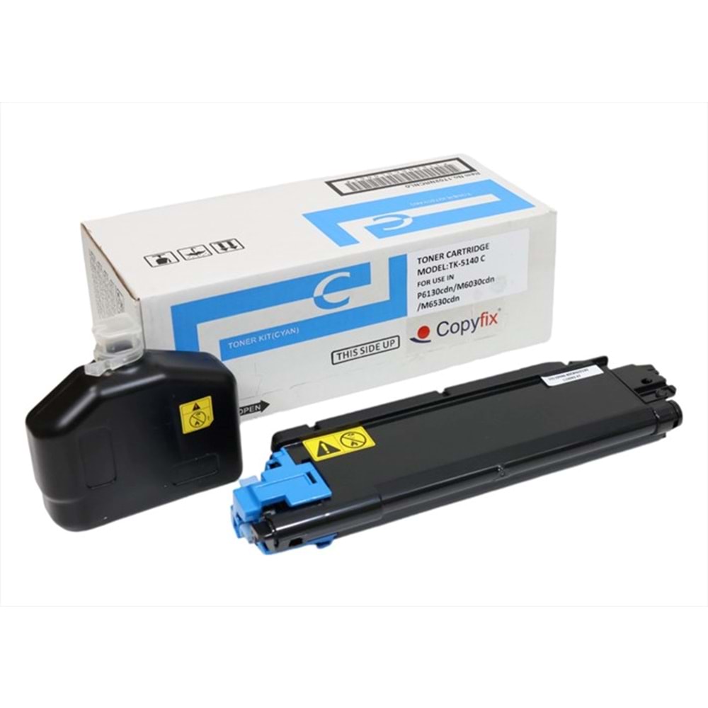 Kyocera Mita TK-5140 Mavi Copyfix Toner, ECOSYS M 6030 CDN, ECOSYS M 6530 CDN, ECOSYS P 6130 CDN, YCF