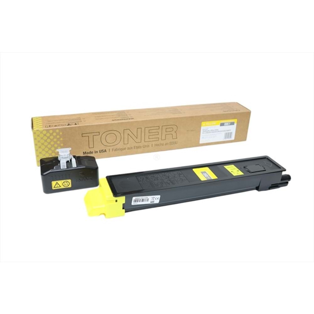 Kyocera Mita TK-895 Sarı Muadil Toner, FS C 8020 MFP, C 8025, C 8520, C 8525, TASKALFA 205 C, 255 C, (Made in USA)