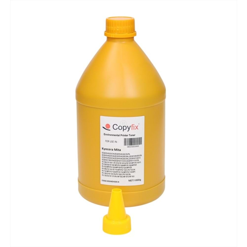 Kyocera Mita KM 2530 Siyah Copyfix Dolum Toneri KM 3530, 3035, Bott.(1000g), YCF