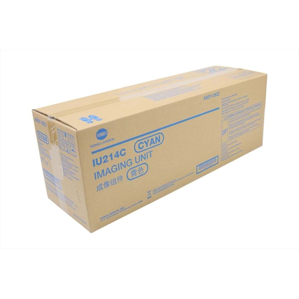 Konica Minolta DR-214C Mavi Drum Unit, Bizhub C227, C287, (A85Y0KD) IU214C, Orjinal