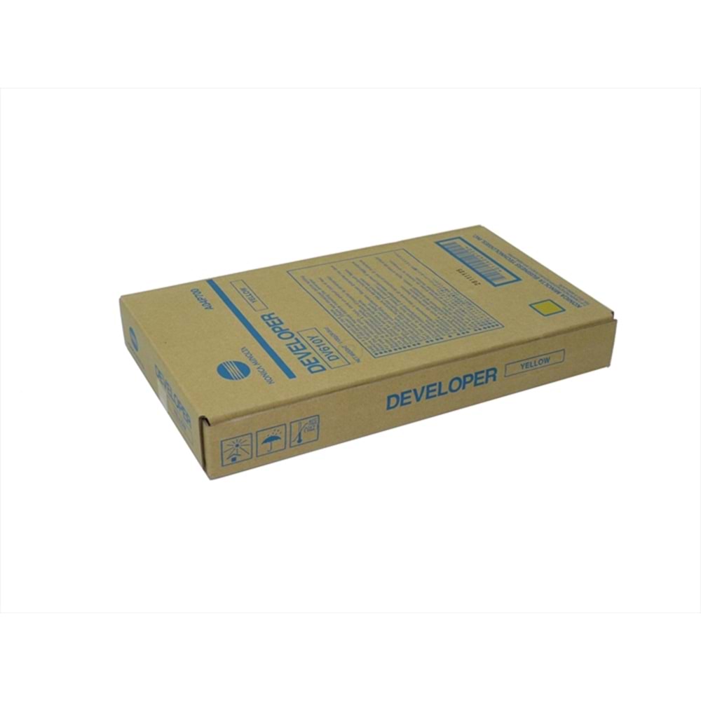 Konica Minolta, DV-610Y Sarı Developer, BIZHUB PRESS C 6000, C 7000, BIZHUB PRO C 5500, C 5501, C 6000, C 6500, C 6501, Orjinal