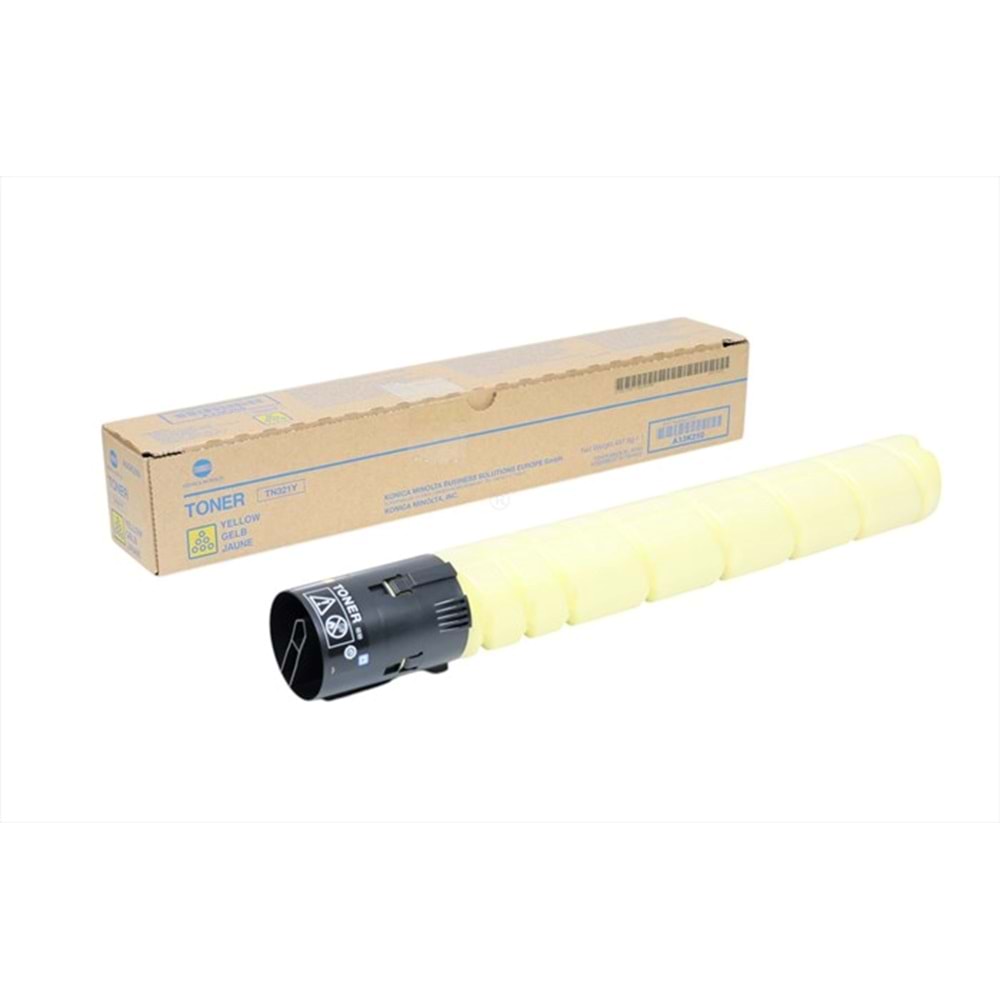 Konica Minolta, TN-321 Sarı Toner, Bizhub C224, C284, C364, A33K250, Orjinal