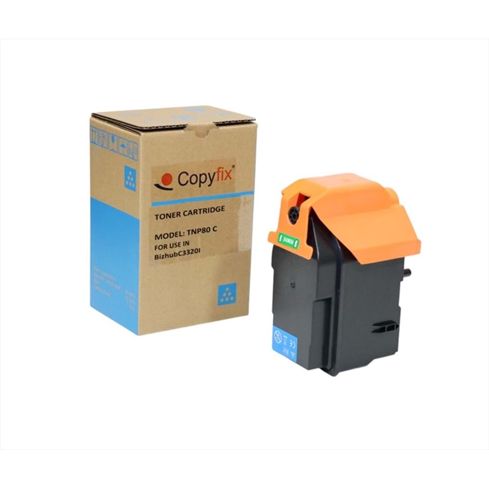 KN, TNP-80C Mavi Copyfix Toner, BIZHUB C 3320 I, BIZHUB C 3321 I, YCF