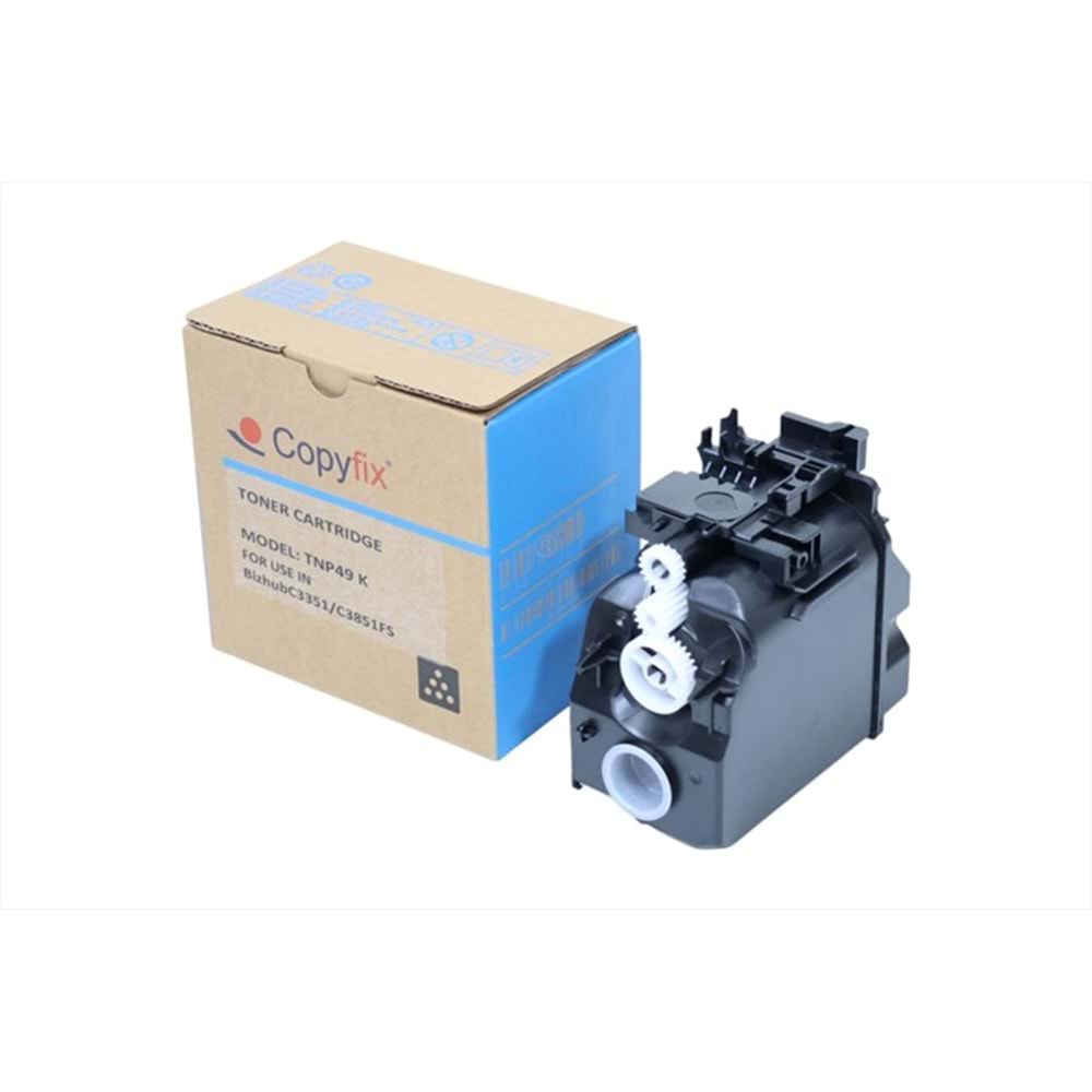 KN, TNP-49K Siyah Copyfix Toner, Bizhub C3351, C3851, YCF