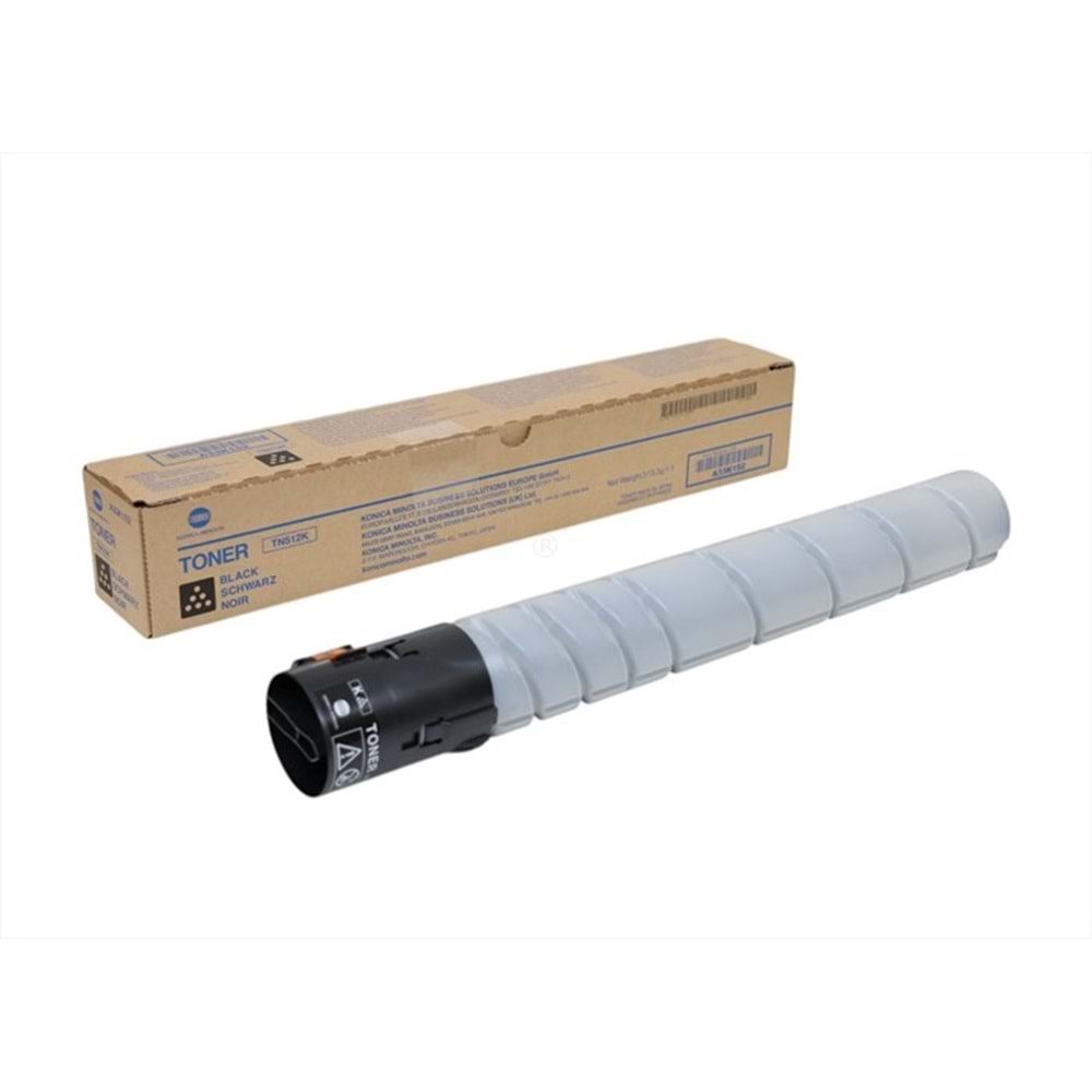 Konica Minolta, TN-512K Siyah Toner, BIZHUB C 454, BIZHUB C 554, A33K152, Orjinal