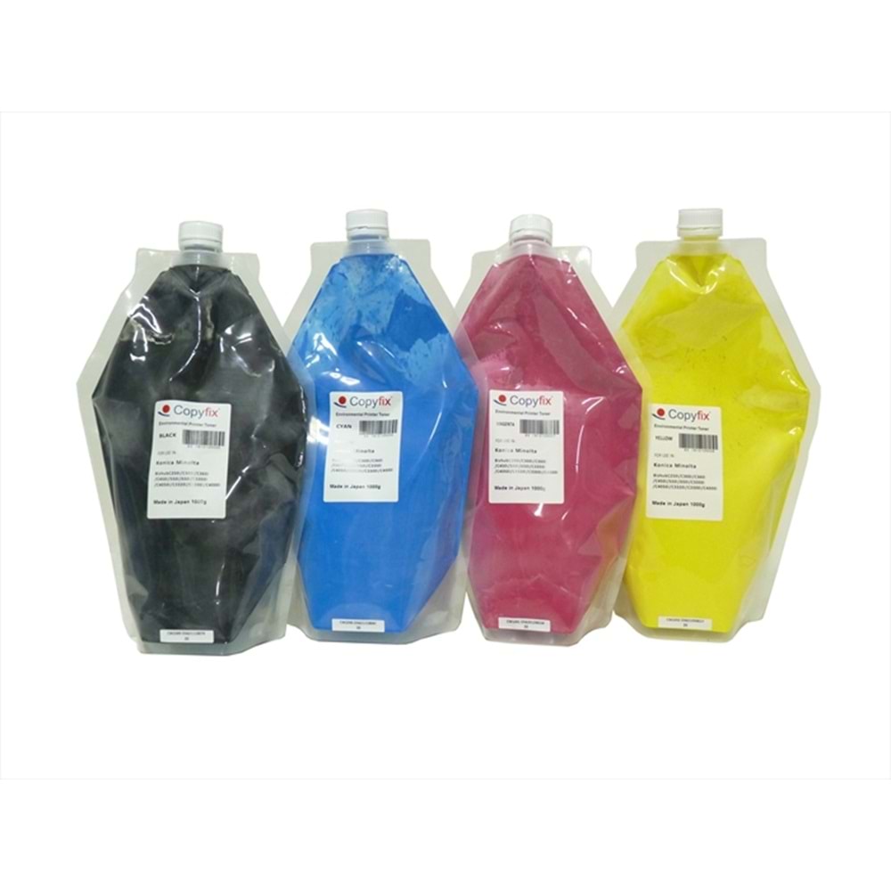 KN, Bizhub C224, TN-321, TN-324, TN-512, TN-216, TN-319 Copyfix Kırmızı Dolum Toneri, 1KG Bag, YCF