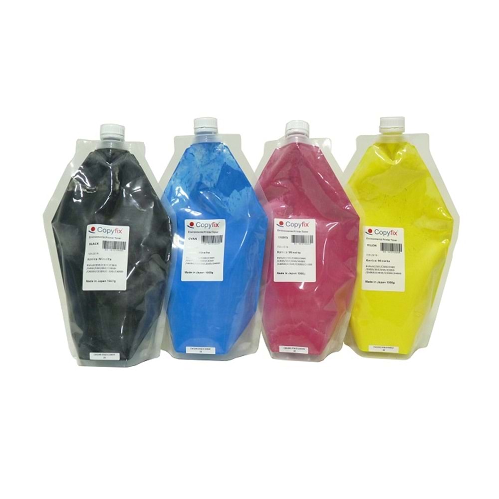 KN, Bizhub C300i, TN-328, TN-626, TNP-79, TNP-80 Copyfix Siyah Dolum Toneri, 1KG Bag, YCF