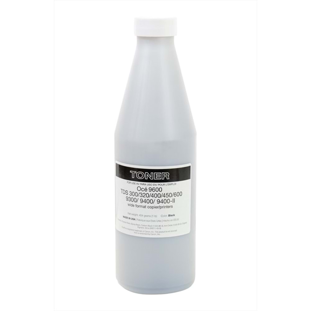 Oce B5 Muadil Toner TDS 320 400 600 9600 (25001878) 454 gr (Made in USA)