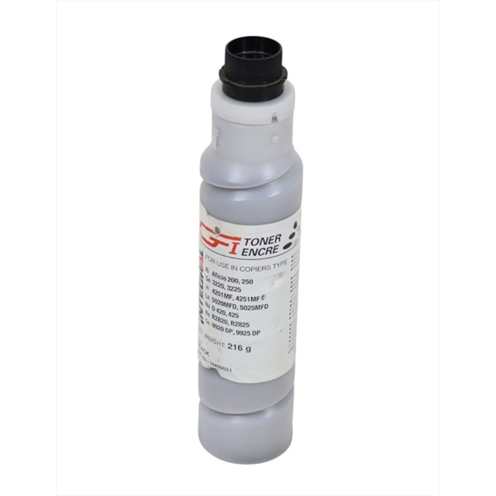 Ricoh 2205D Muadil Toner, AFICIO 200, AFICIO 250, TYPE-2205D (Made in EU)