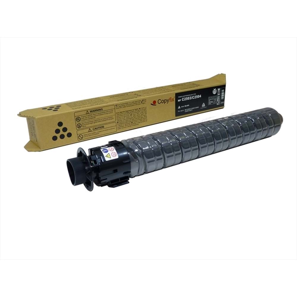 Ricoh MP C2504 Siyah Copyfix Toner, MP C 2003, C 2004, C 2011, C 2503, C 2504, YCF