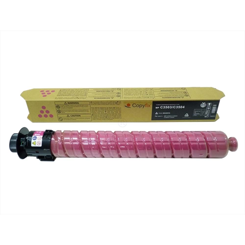 Ricoh TYPE MP C3503 Kırmızı Copyfix Toner, MP C 3003, MP C 3004, MP C 3503, MP C 3504, YCF