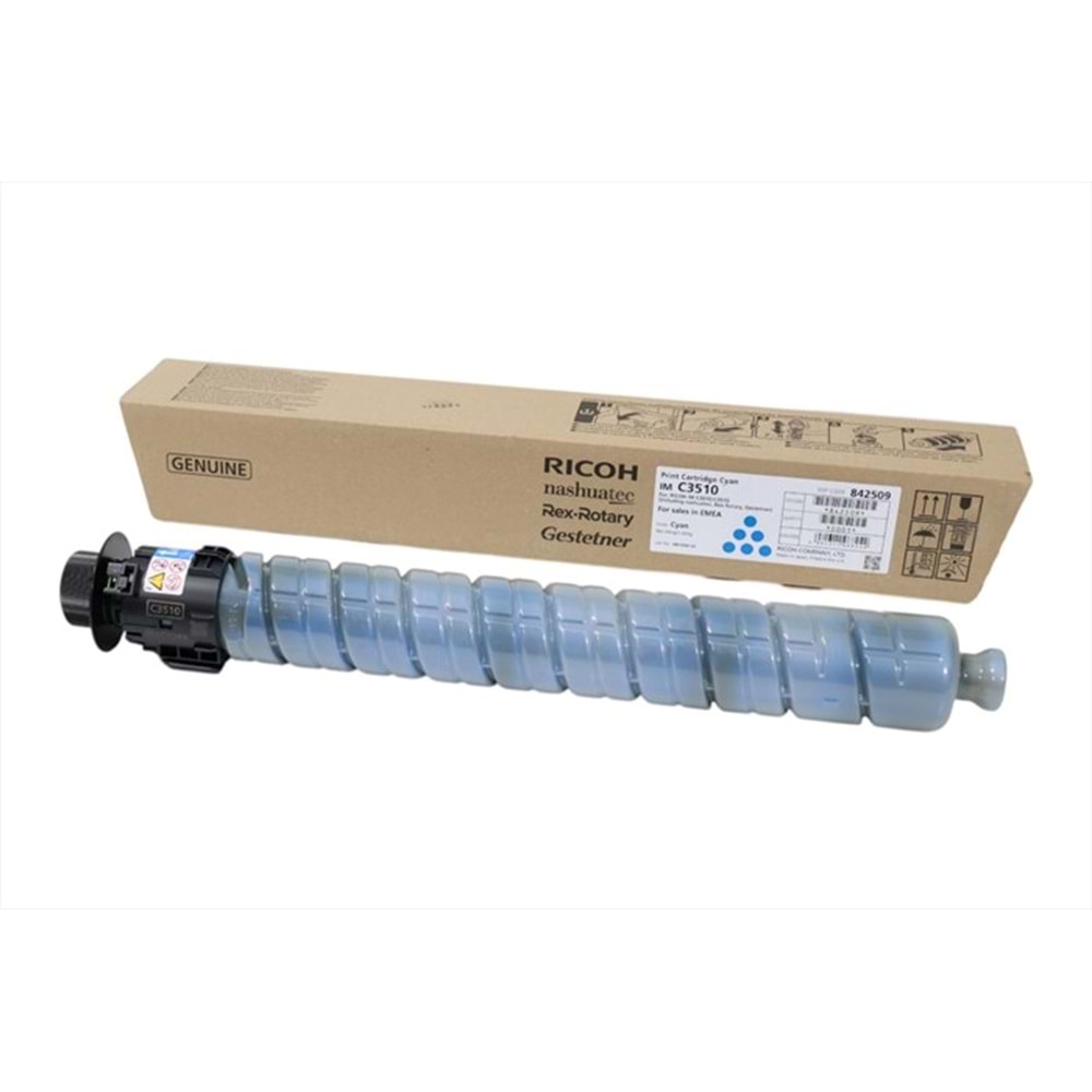 Ricoh IM C3010 Mavi Toner, IM C 3510 (3510H), 842509, Orjinal
