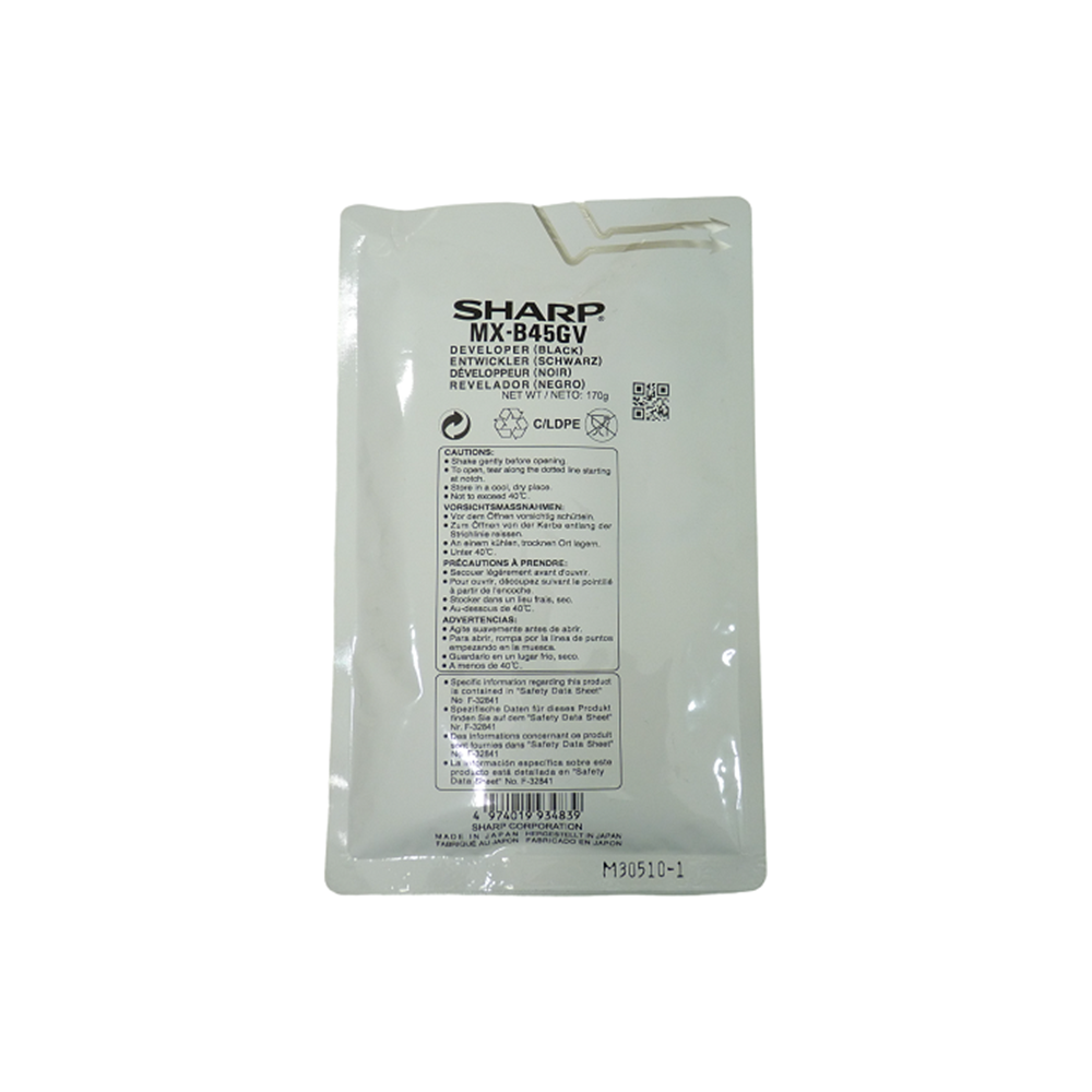 Sharp MX-B45GV Orjinal Developer, MX B 350, B 355, B 450, B 455, B 456, Orjinal