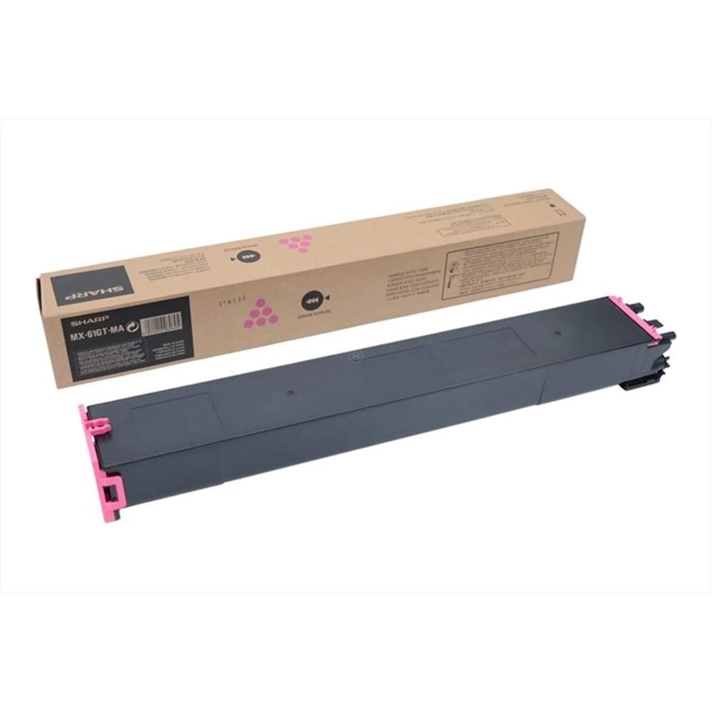 Sharp MX-61GTMA Kırmızı Orjinal Toner , MX-3050 , MX-3060 , MX-3550 , MX-4050N , MX-3560 MX2651 , Orjinal