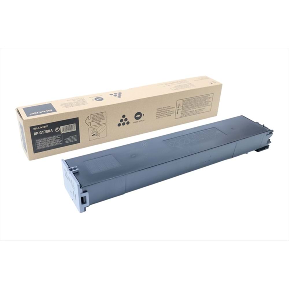 Sharp BP-GT70BA Siyah Orjinal Toner , BP-50C26 , BP-50C45 , BP-50C55 , BP-50C65 , BP-70C45 , BP-70C65 , (40k) , Orjinal