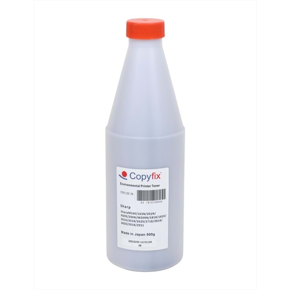 Sharp AR-202T Copyfix Dolum Toneri, AR 160, AR 161, AR 200, AR-202T, 500g, YCF