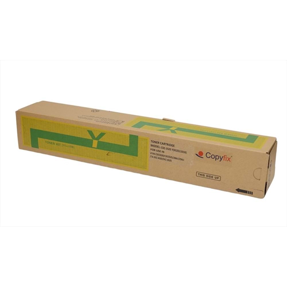 Utax CDC 5520 Sarı Copyfix Toner, 206CI, 256 CI, CDC 5520, CDC 5525, 652511016, YCF