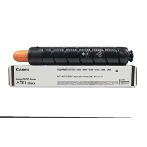 Canon T01 Siyah Toner , IMAGEPRESS C 600 , C 700 , C 750 , C 850 , 8066B001AA