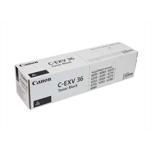 Canon C-EXV 36 Siyah Toner, IR 6055, 3766B002AA, Orjinal