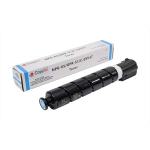 Canon C-EXV 47 Mavi Copyfix Toner, IR ADVANCE C 250, C 255, C 350, C 351, C 355, YCF