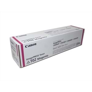 Canon T02 Toner , Kırmızı , IMAGEPRESS C 8000VP , C 9010VP , C 10000VP , C 10010 , 8531B001AA , Orjinal