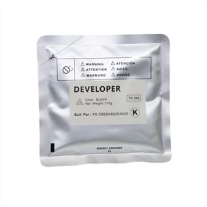 Kyocera Mita TK-898 Copyfix Siyah Developer FS C 8020, FS C 8025, FS C 8520, TASKALFA 205 C, TASKALFA 255 C, 210g, YCF