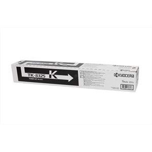 Kyocera Mita TK-8325 Siyah Toner, TASKALFA 2551 CI, Orjinal