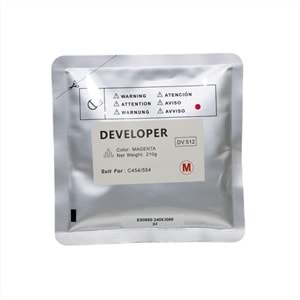 KN, DV-512 Kırmızı Muadil Developer, C224, C284, C454, DV214M, 221M, 226M, 311M, 313M, 512M, 619M, 210g, YCF